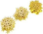 LOLIPPYY 30Pcs Snowflake Cloth Patches DIY Sewing Applique for Clothing Craft Decoration Patches for Handmade Projects Stain Covering