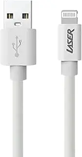Laser ChargeCore USB-A MFi Lightning Cable, 50 cm, White