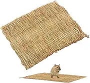 Grass Mat for Cats - Woven Scratching Pad,Natural Grass Mat Bedding Chew Toy for Bunnies Dogs Cats Sleeping Pet Animal Resting Support