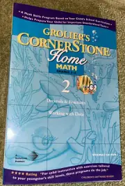 GROLIER's Cornerstone Home Math 2 Grades 3-4 Decimals Fractions Quick Reference