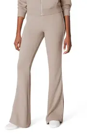 SPANX® AirEssentials Pique Flare Leg Pants in Ashwood at Nordstrom, Size Medium