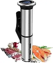 Low Temperature Slow Cooker, Vacuum Low Temperature Cooking Machine, Touch Screen Panel Design, 360° Circulating Heating, Easy to Disassemble for Beef, Chicken, Vegetables