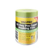 UNi-PRO 550mm x 25m 30-Day Pre-Taped Masking Tape / Film Refill