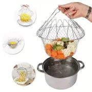 Stainless Steel French Fries Drainer Deep Fryer Basket for Kitchen
