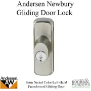 Andersen Newbury Exterior Sliding Door Lock Left Handed Gliding Door Look
