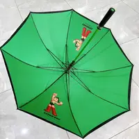 在飛比找樂天市場購物網優惠-晴雨傘 便捷傘 阿童木雨傘 半自動耐用加粗長柄雨傘墨綠 還有