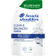 Head & Shoulders Clean & Balanced Refill Shampoo 1.1l