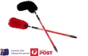 New Extendable Microfiber Cleaning Duster With Tilting Head Up To 1.6m REDBACK