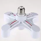 AU Base Socket Splitter Light Lamp Bulb Adapter Holder(E27-5E27)