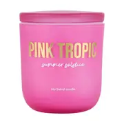 Pink Tropic Summer Solstice Soy Blend Fragrant Candle