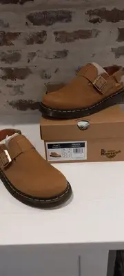 Dr. Martens Jorge II Mules Savannah Tan Mens 9 Women 10 NEW Doc Clogs Slingback