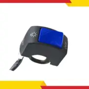 Motorcycle On-Off Switch Push Button Handlebar Headlight Horn Switches 12V Blue