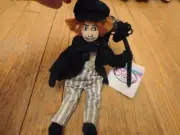 Vintage Walt Disney Store 9" Mary Poppins Bert Chimney Sweep Beanbag Toy NWT