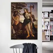 Paint by Numbers for Adults Sandro Botticelli《Pallas and The Centaur》 Adults Paint Kits Canvas Gifts Arts Crafts for Home Decor