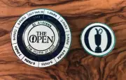 St Andrews Links Magnetic Yardage & Ball Marker Holder- Two Sided BM The Open