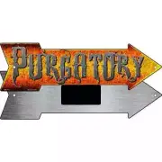 Purgatory Novelty 2.25"x8" Arrow Magnet Fridge Refrigerator Kitchen Home Door