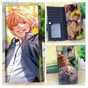 Denji Anime Chainsaw Man PU Leather Purse Cash Card Unisex Long Wallet Gift