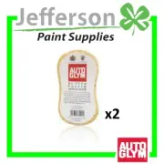 AUTOGLYM HIGH TECH POLISH APPLICATOR X 2 POLISHING PAD DETAILING