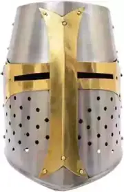 Medieval Era Warrior Helmet | Crusader Knight Templar Armor Greek Steel