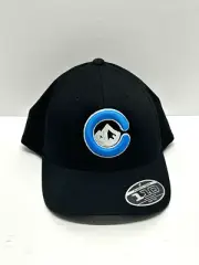 Travis Mathew Flexfit 110 Black Colorado Cap Snap Back Adjustable Size