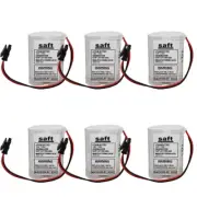 6pcs 3HAC051036-001 IRB120 Battery 3.6V 7200mAh for ABB Robot IRB120 with Plug