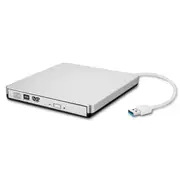 [NB-DVW-SINEXTSV] Silver External Optical Drive, Slim Portable CD Burner CD/DVD Player