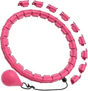 Ｓｉｍｈｏａ Weighted Hoop No Fall Ring Abdomen Fitness Massage, Sports Thin Waist, Fitness Hoop, Weighted Fit Hoop for Adults Beginners