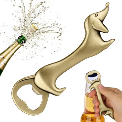 Dachshund Bottle Opener Metal Beer Drink Can Openers for Bar Kitchen Accessory
