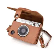 Protective Case for Instax Mini EVO Instant Camera - Lychee Texture Brown