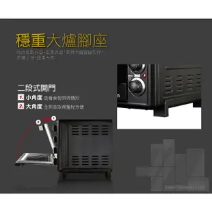 YAMASAKI 山崎 45L不鏽鋼三溫控烘培全能電烤箱 SK-4590RHS(1年保固)