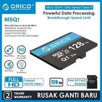 在飛比找蝦皮購物優惠-128gb Orico Micro SD 卡高速 TF 存儲