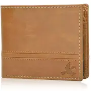 Leather Wallet for Men RFID Blocking Tan