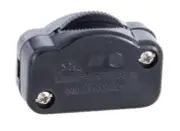 B&P Lamp Black Hi-Low Inline Rotary Dimmer Switch