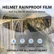 Motorcycle Helmet Anti-fog Film Rain Film Durable Nano Coating Sticker Fil Hots