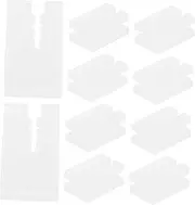 Alipis 10pcs Radiator Bracket Protector Cover Durable Vibration Sleeves for Steel Plate Radiators Tool Installation Extend Lifespan Performance