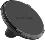 Rokform - Dual Magnet Air Vent Mount, Super Grip Car Truck & Van Vent Clip, Aluminum Car Phone Holder Mount, Removable Vent Phone Mount, Compatible with MagSafe Phones and Cases (Black)