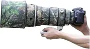 CHASING BIRDS Camouflage Waterproof Lens Coat for Canon EF 400mm F2.8 L is USM Rainproof Lens Protective Cover (Green Leaf Camouflage, with Extender EF 1.4X II)