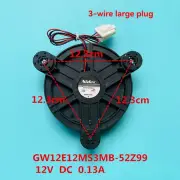 12V DC 0.13A Refrigerator Freezer Fan for Haier Hisense Midea GW12E12MS3MB-52Z99