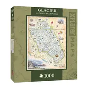 [Masterpieces] MP Xplorer Maps Puzzle (1000pcs) - Glacier Map