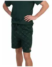 [Victoria Bitter] Retro Logo Jogger Short in Dark Green