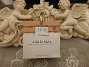 LAURA GELLER DOUBLE TAKE BAKED VERSATILE POWDER FOUNDATION - SAND - 0.35oz - NEW