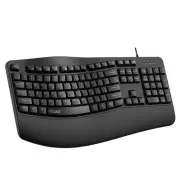 Ergonomic Keyboard, Wired Computer USB Keyboard with Wrist Rest, Spill-Resist...