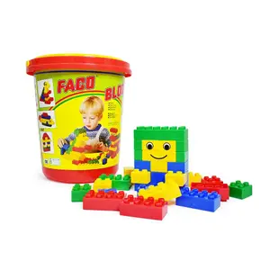 【Playful Toys 頑玩具】積木玩具 積木 兒童積木 台灣製造圓桶時鐘大積木 積木桶 益智積木