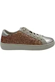 Skechers Goldie Lace-Up Sneakers Light Catchers Rose Gold