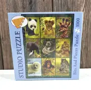 NEW Bits & Pieces 1000 Piece Animal Puzzle -Giordano Studios Endangered Species