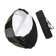 -Φ90cm Folding Deep Parabolic Softbox for Aputure 120D P2V0
