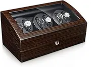 Luxury Automatic Watch Winder Box Storages Motor Flexible Pillow Paint Exterior(F) LWX
