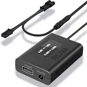 FitDVR Dash Camera Power Supply (3 Pin) for Seat, Skoda, Cupra, Connect to Rain Sensor, LED Indicator USB Power Source, 5V 12V Output, D3-043