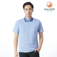 在飛比找momo購物網優惠-【Hilltop 山頂鳥】ZISOFIT POLO衫 男款 