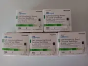 McKesson True Metrix Diabetic Test Strips 100 ct (5 boxes-500 total) exp 4/2026
